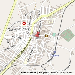 Mappa Via Marcello Bonacchi, 2, 70020 Toritto, Bari (Puglia)