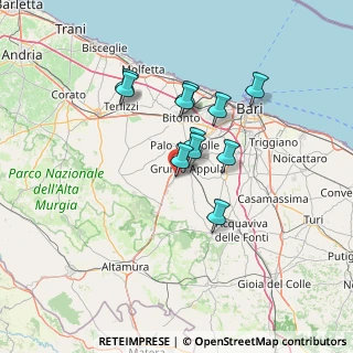 Mappa Via Marcello Bonacchi, 70020 Toritto BA, Italia (11.58727)