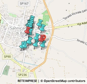 Mappa Via Torre, 70028 Sannicandro di Bari BA, Italia (0.3915)