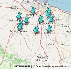 Mappa Via Torre, 70028 Sannicandro di Bari BA, Italia (7.198)