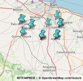 Mappa Via Torre, 70028 Sannicandro di Bari BA, Italia (6.75056)