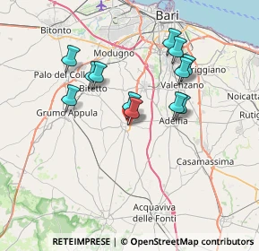 Mappa Via Torre, 70028 Sannicandro di Bari BA, Italia (6.77667)
