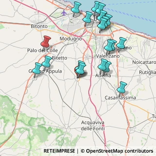 Mappa Via Ignazio Silone, 70028 Sannicandro di Bari BA, Italia (9.381)