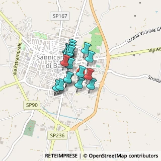 Mappa Via Ignazio Silone, 70028 Sannicandro di Bari BA, Italia (0.288)