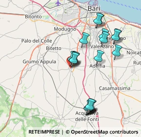 Mappa Via Pietro Scuralli, 70028 Sannicandro di Bari BA, Italia (8.4535)