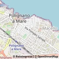 Hartă Polignano a Mare