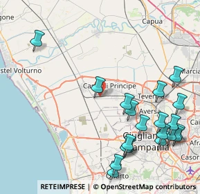 Mappa Unnamed Road, 81036 San Cipriano D'aversa CE, Italia (11.1985)