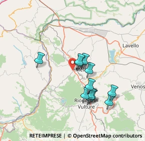 Mappa Contrada, 85025 Melfi PZ, Italia (6.6375)