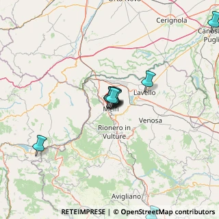Mappa Via Dauna Lucana, 85025 Melfi PZ, Italia (15.91)