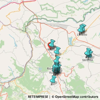 Mappa Via Dauna Lucana, 85025 Melfi PZ, Italia (9.099)
