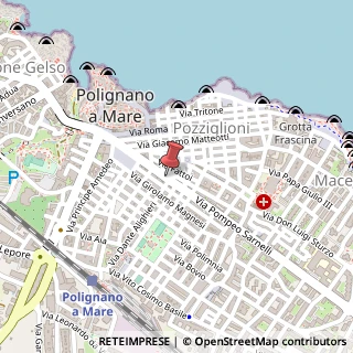 Mappa Via Sarnelli Pompeo, 53, 70044 Polignano a Mare, Bari (Puglia)