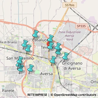 Mappa Via Viella Nuova, 81030 Teverola CE, Italia (1.98846)