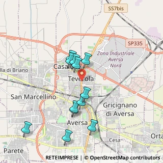 Mappa Via Viella Nuova, 81030 Teverola CE, Italia (1.90417)