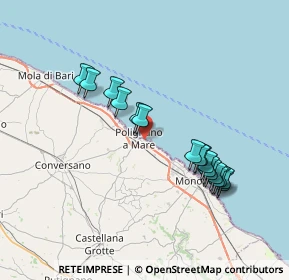 Mappa Via Parco del Lauro, 70044 Polignano A Mare BA, Italia (7.49353)