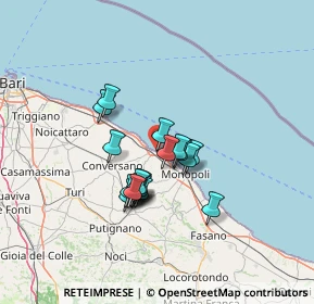 Mappa Via Parco del Lauro, 70044 Polignano A Mare BA, Italia (10.79158)