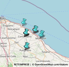 Mappa Via Parco del Lauro, 70044 Polignano A Mare BA, Italia (9.60667)