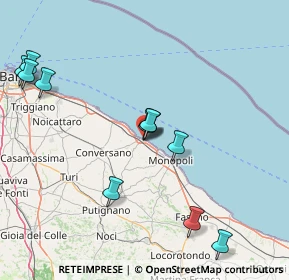 Mappa Via Parco del Lauro, 70044 Polignano A Mare BA, Italia (18.41273)