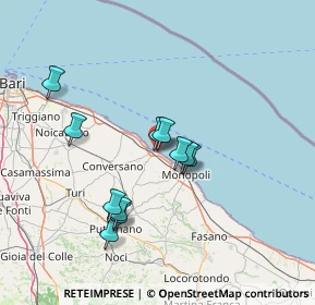 Mappa Via Parco del Lauro, 70044 Polignano A Mare BA, Italia (13.2)