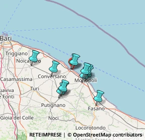 Mappa Via Parco del Lauro, 70044 Polignano A Mare BA, Italia (10.03)