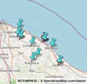 Mappa Via Parco del Lauro, 70044 Polignano A Mare BA, Italia (13.18308)