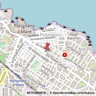 Mappa Via F. A. Pace II, 3, 70044 Polignano a Mare, Bari (Puglia)
