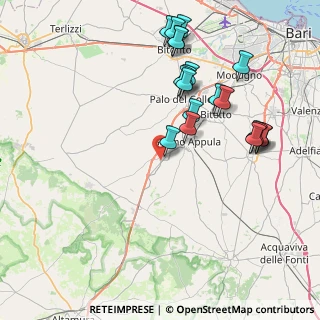 Mappa 70020 Toritto BA, Italia (9.24)
