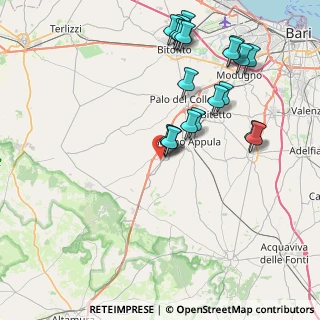 Mappa 70020 Toritto BA, Italia (9.2905)