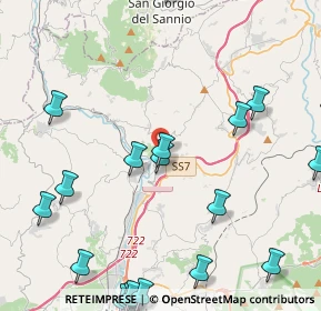 Mappa Via Taverna Nova, 83039 Pratola Serra AV, Italia (6.377)