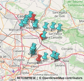 Mappa Via Ferrovia, 81027 San Felice a Cancello CE, Italia (7.382)