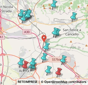 Mappa Via Ferrovia, 81027 San Felice a Cancello CE, Italia (5.3315)