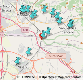 Mappa Via Ferrovia, 81027 San Felice a Cancello CE, Italia (4.9525)