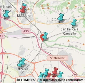 Mappa Via Ferrovia, 81027 San Felice a Cancello CE, Italia (7.0095)