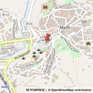 Mappa Piazza Pasquale Festa Campanile, 72, 85025 Melfi, Potenza (Basilicata)