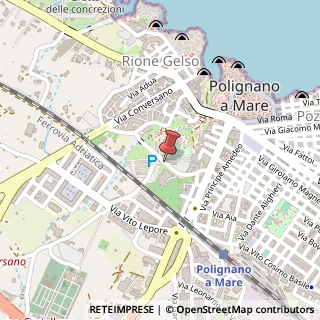 Mappa Viale S. Francesco D'Assisi, 70044 Polignano a mare BA, Italia, 70044 Polignano a Mare, Bari (Puglia)