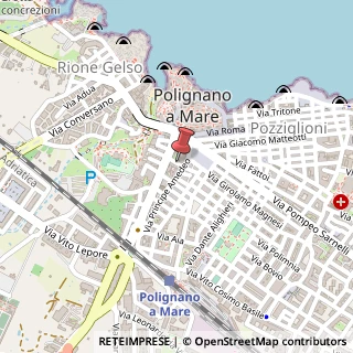 Mappa Via turris aureliana 21, 70044 Polignano a Mare, Bari (Puglia)