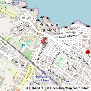 Mappa Via Martiri di Dogali, 47, 70044 Polignano a Mare, Bari (Puglia)