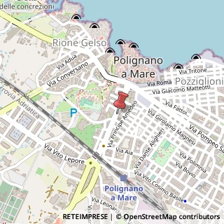Mappa Via Martiri di Dogali, 47/B, 70044 Polignano a Mare, Bari (Puglia)