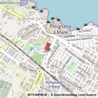 Mappa Via S. Francesco D'assisi, 3a/b, 70044 Polignano a Mare, Bari (Puglia)