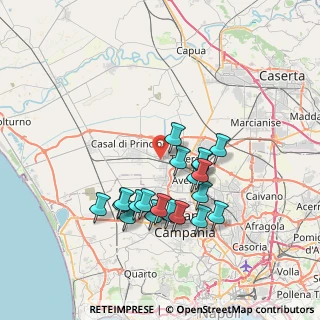 Mappa Via Luigi Cadorna, 81030 San Marcellino CE, Italia (7.1115)