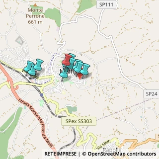 Mappa Via M. Ferrara, 85025 Melfi PZ, Italia (0.70167)