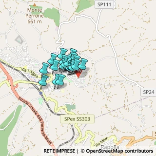 Mappa Via M. Ferrara, 85025 Melfi PZ, Italia (0.527)