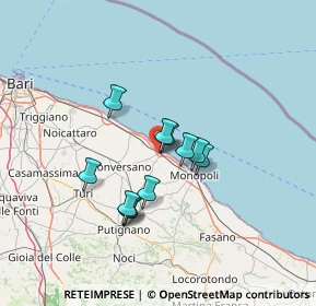 Mappa Strada Comunale Badello, 70044 Polignano A Mare BA, Italia (10.83091)