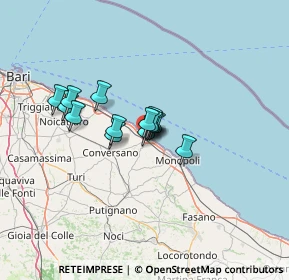 Mappa Strada Comunale Badello, 70044 Polignano A Mare BA, Italia (8.69571)