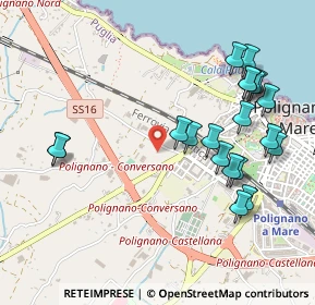 Mappa Strada Comunale Badello, 70044 Polignano A Mare BA, Italia (0.59)