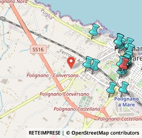 Mappa Strada Comunale Badello, 70044 Polignano A Mare BA, Italia (0.6975)