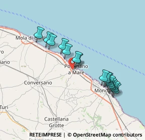 Mappa Strada Comunale Badello, 70044 Polignano A Mare BA, Italia (7.36133)