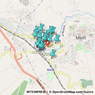 Mappa Via Grosseto, 85025 Melfi PZ, Italia (0.2495)