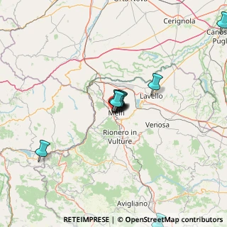 Mappa Via Grosseto, 85025 Melfi PZ, Italia (15.98667)