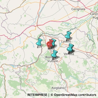 Mappa Via Sandro Pertini, 85025 Melfi PZ, Italia (9.95167)