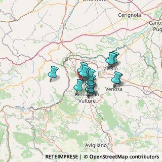 Mappa Via Sandro Pertini, 85025 Melfi PZ, Italia (8.48313)